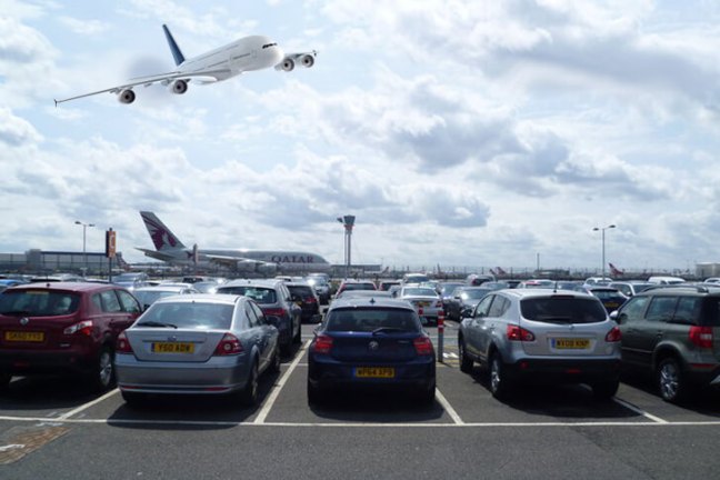 Car Park at Heathrow Airport